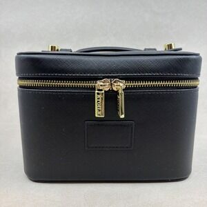 ETOILE Mini Vanity Case Black Multi Compartment Gently Used Condition